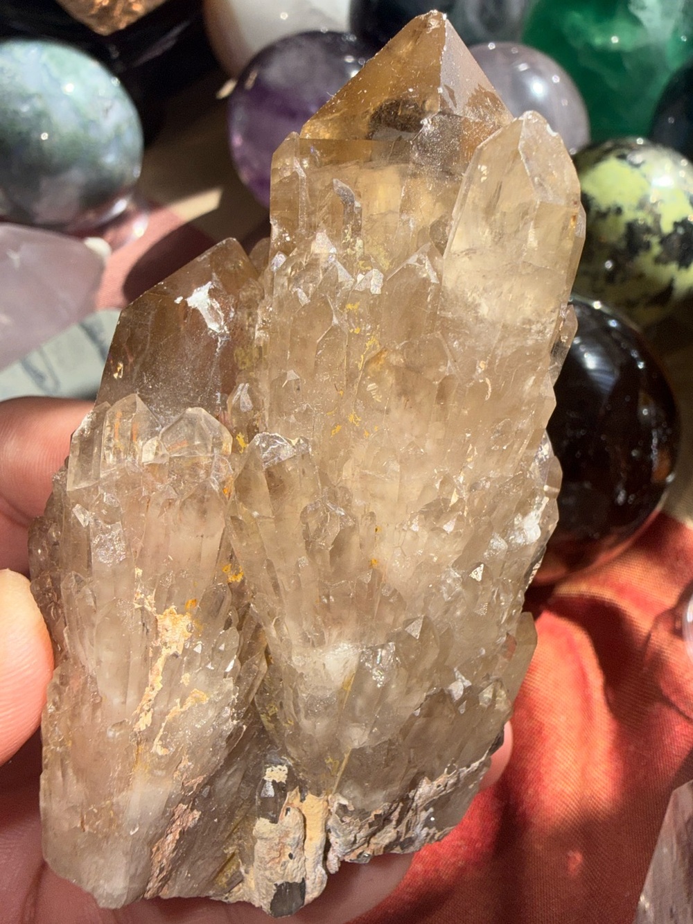 Kundalini Citrine Cluster - Picture 3 of 4